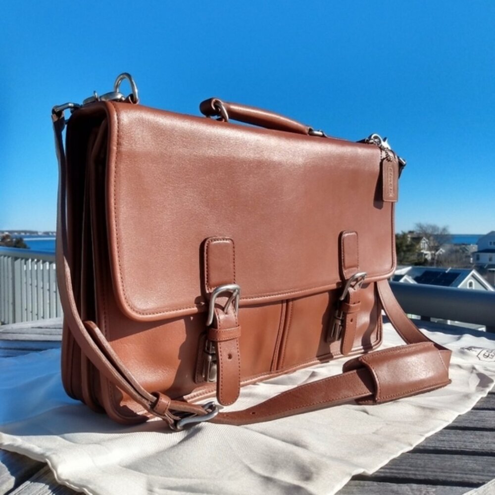 Vintage Coach Trader Brief Case, USA - Picture 8 of 16